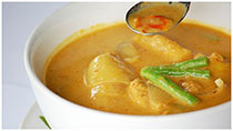 Sweet potato curry - សំលការីដំឡូងជ្វា