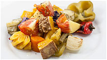 Grilled vegetable salad - បន្លែអាំងអំបិលម្រេច